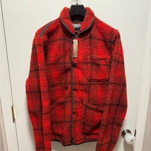 J.Crew Buffalo Plaid Fleece Jacket